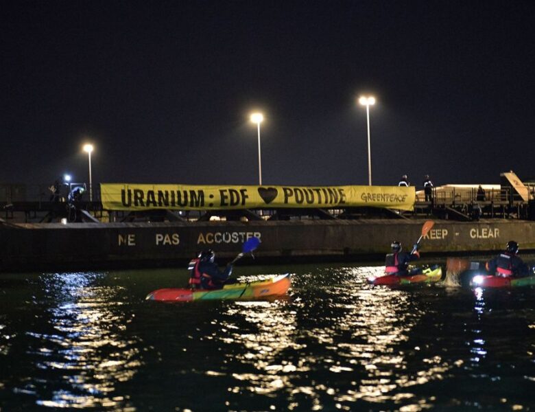 Cargo bloqué à Dunkerque : Greenpeace dénonce une cargaison d’uranium russe